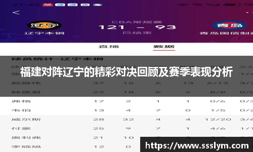 福建对阵辽宁的精彩对决回顾及赛季表现分析
